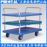 靜音手推車 超靜音PLA250-T3-D 三層車板式