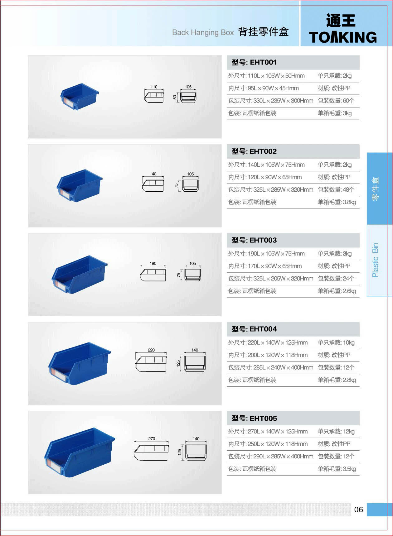 EHT001,EHT002,EHT003,EHT004,EHT005,通王TOΛKING，通王背掛零件盒